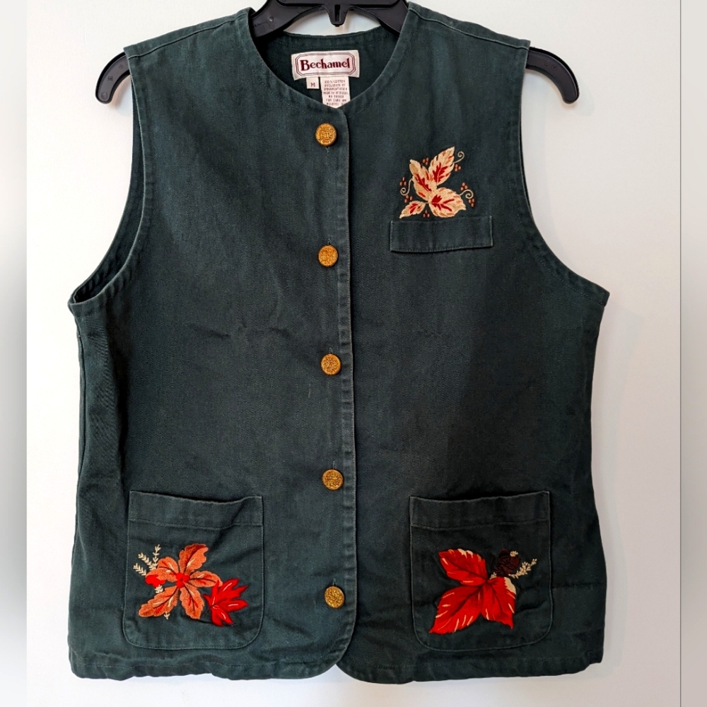 Bechamel Floral Embroidered Vest
